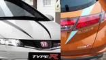 Honda Civic Racing Stripes