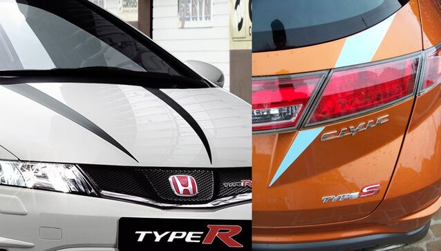 Honda Civic Racing Stripes