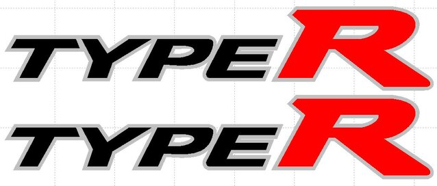 Honda Civic TypeR Side Stickers